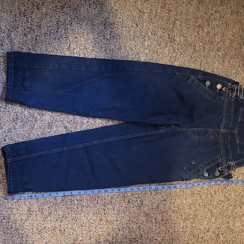 Women's Dark Wash Overalls